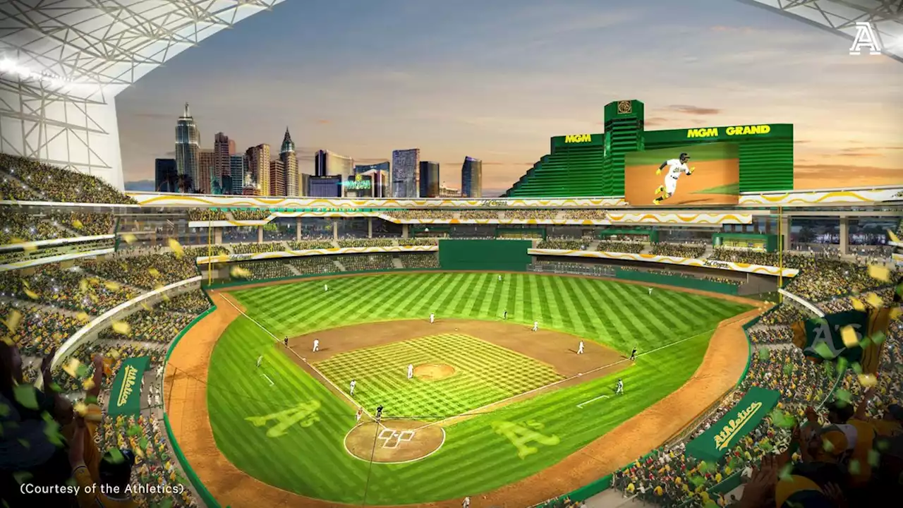 A's release renderings of proposed Vegas ballpark