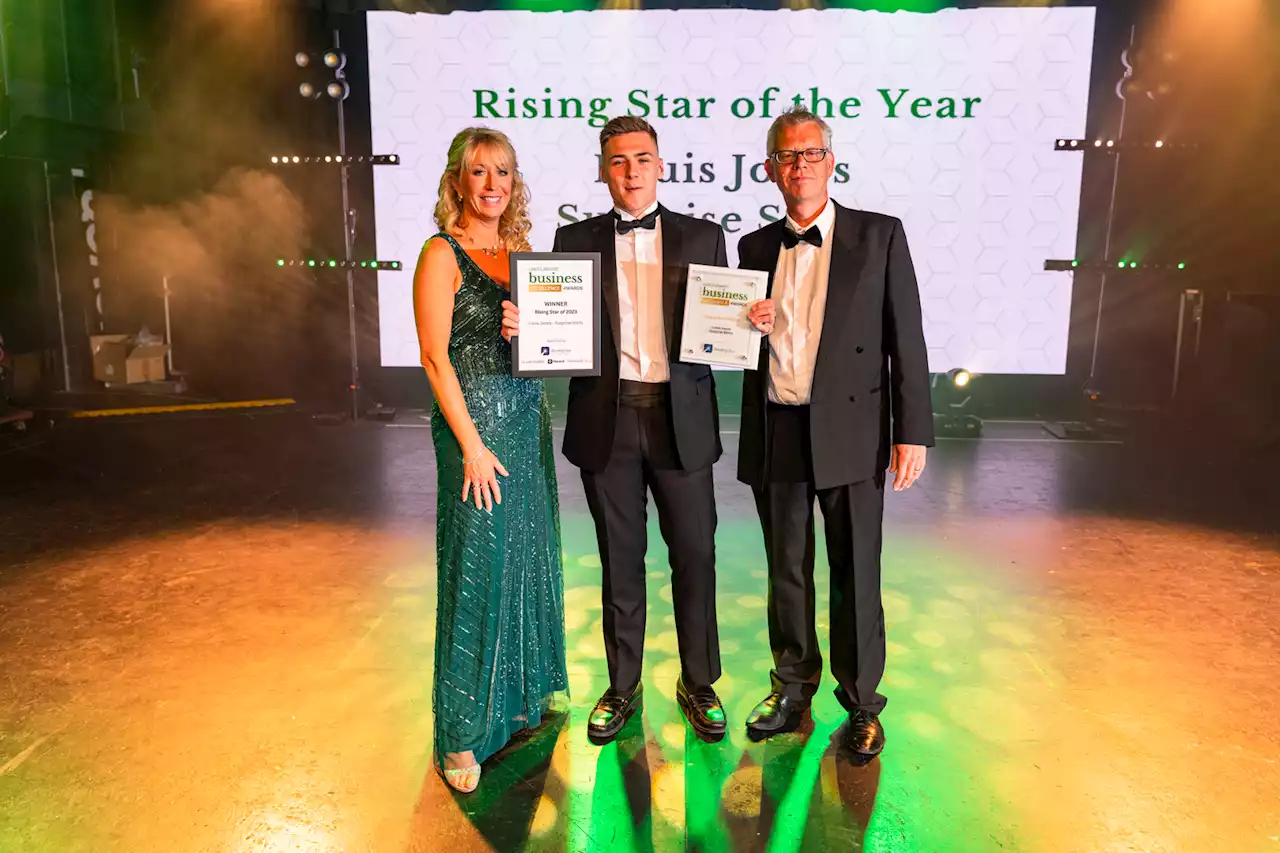 Louis Jones of Surprise Shirts wins Rising Star of the Year at Lincolnshire Business Excellence Awards 2023