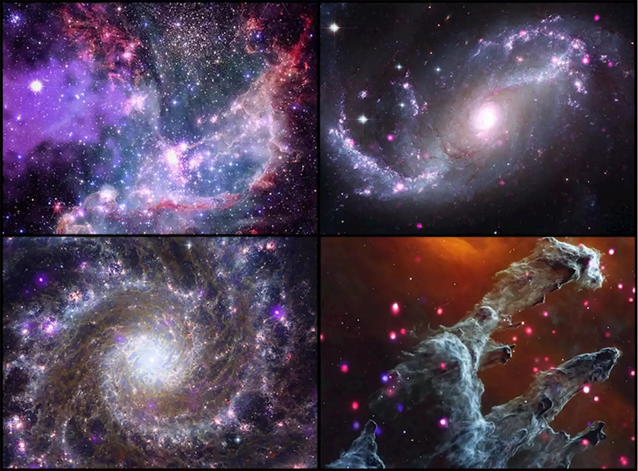 Chandra and JWST Join Forces in a Stunning Series of Images