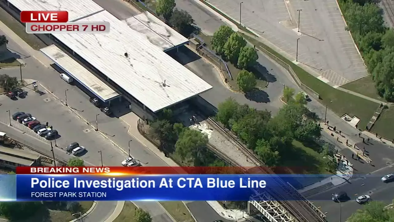 CTA Blue Line service resumes with delays after suspicious package at Forest Park stop