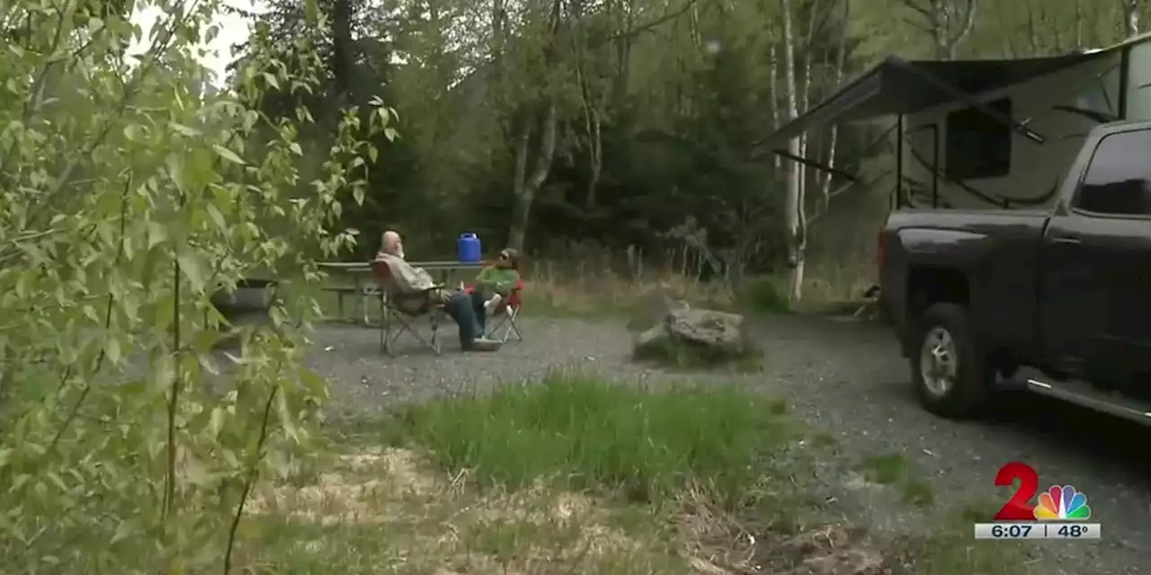 Bird Creek Campground packed for Memorial Day weekend despite wind and rain