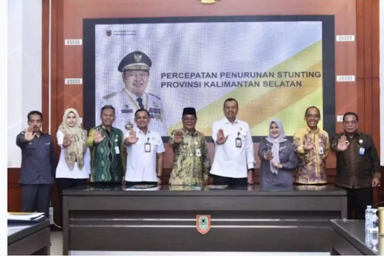 Gubernur Kalsel sampaikan inovasi tekan stunting kepada Setmilpres