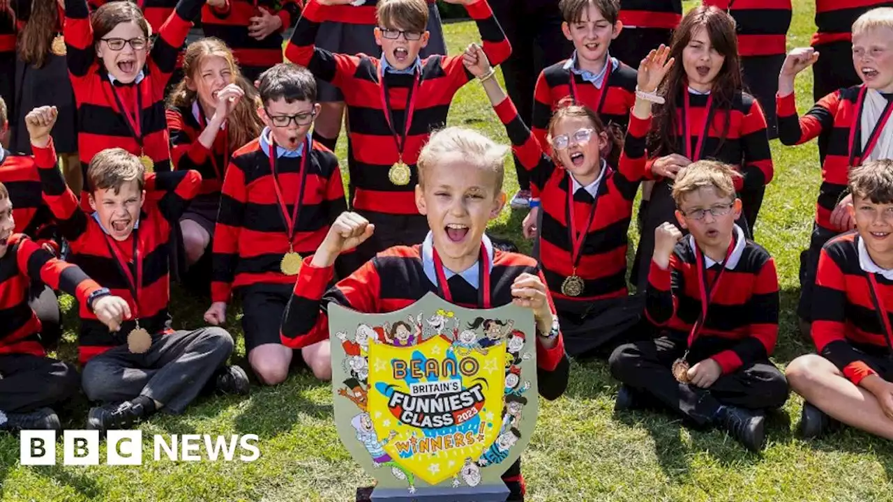 Year 5 pupils crowned funniest class in Beano joke competition