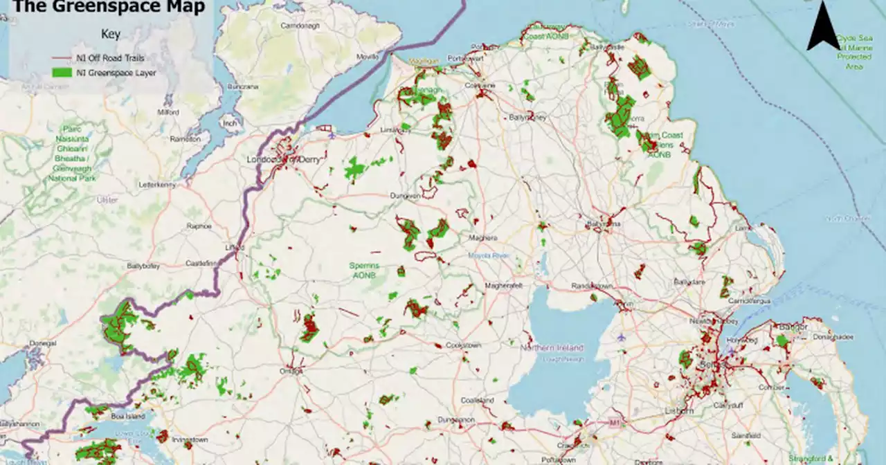 The Earth's Corr: New public greenspace map shows how little we have