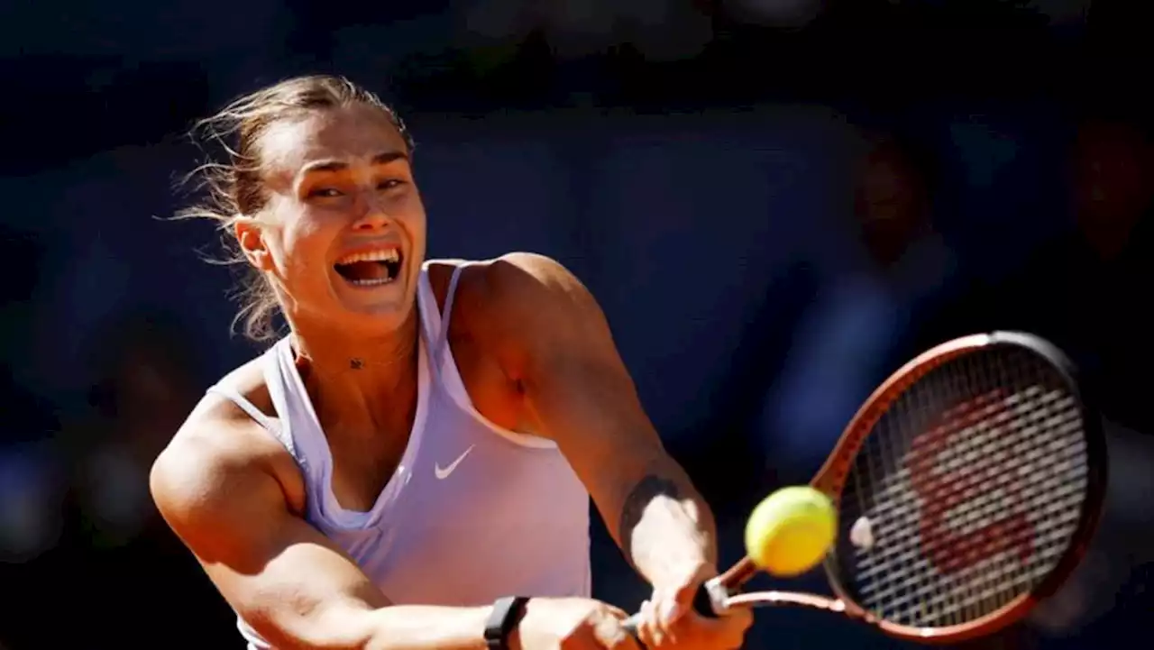 Sabalenka ignores Ukrainian 'hate' with eyes on number one at Roland Garros