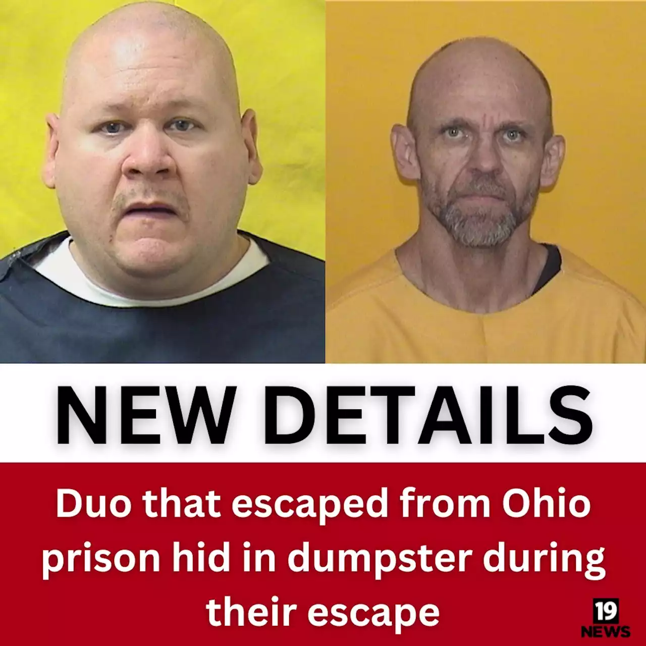 Ohio prison escapees hid in dumpster, 4 employees placed on paid leave