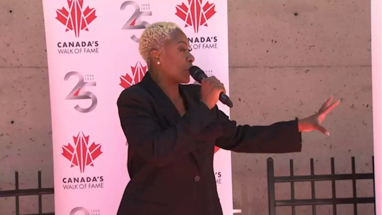 Jully Black inducted into the Walk of Fame