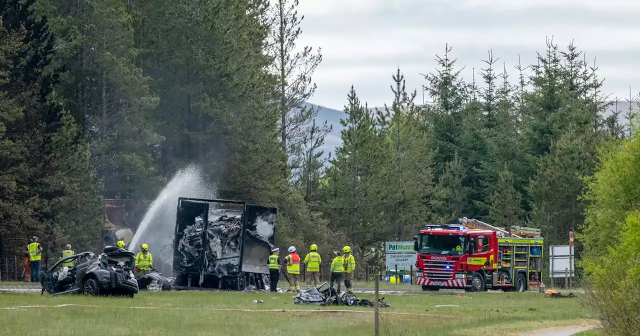 Teenager dies in horror A9 crash which closed Scots road for 17 hours