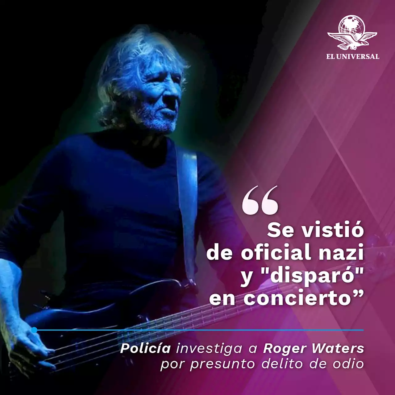 Policía investiga a Roger Waters por presunto delito de odio: se vistió de oficial nazi y 'disparó' en concierto