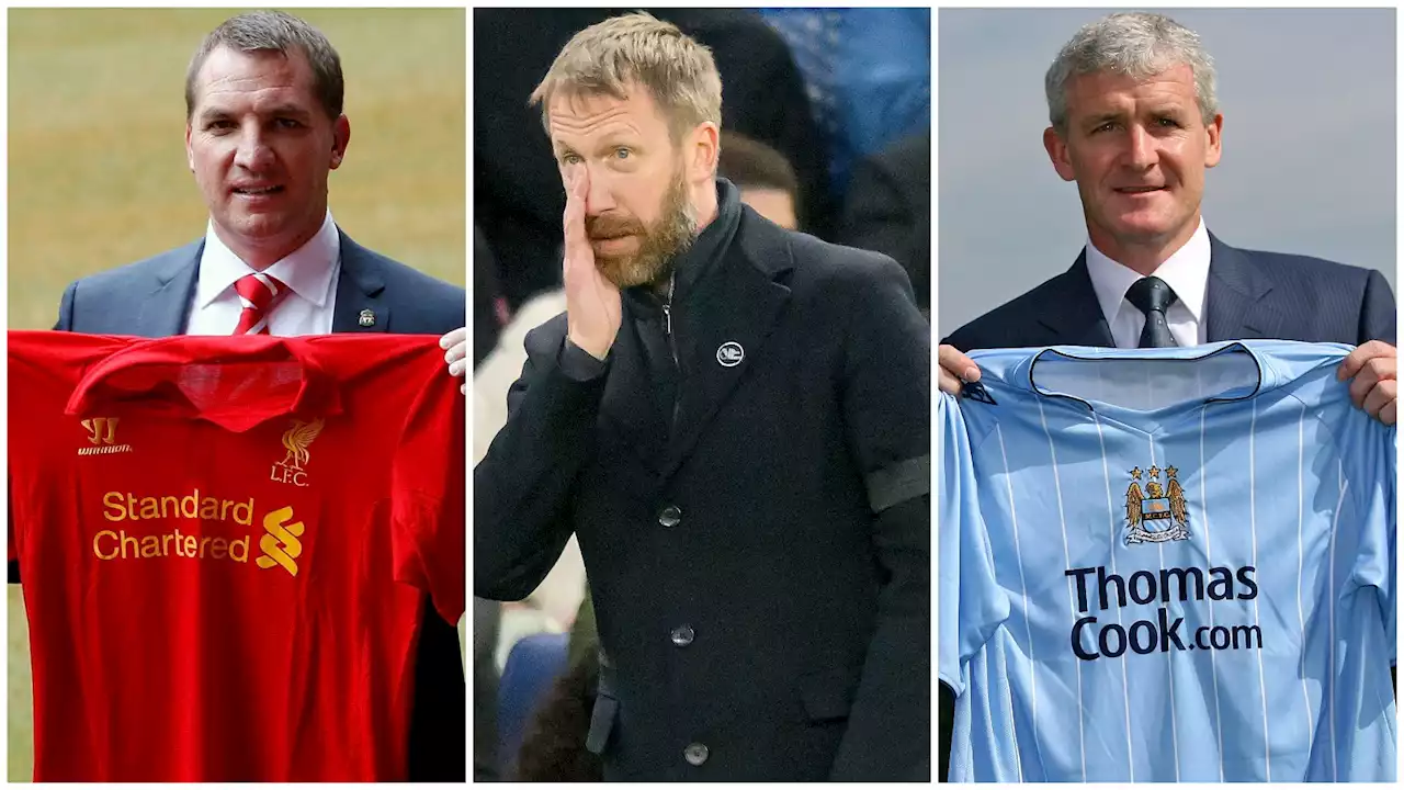 Two Chelsea flops and Brendan twice among Prem's most expensive managers...