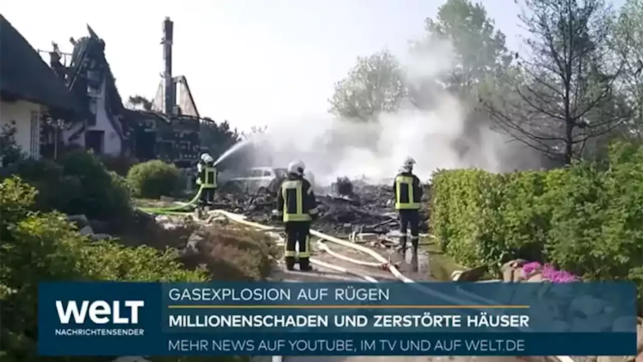 D: Schwere Explosion auf Rügen zerstört mehrere Häuser