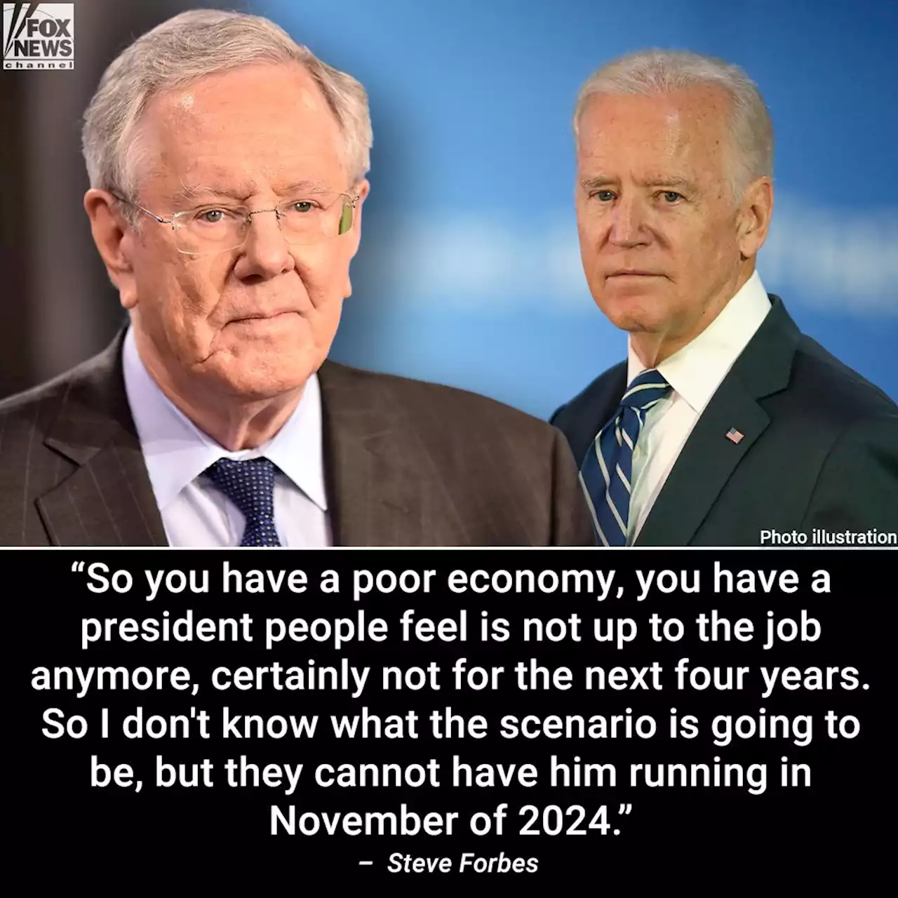 Steve Forbes says Joe Biden will not be the Democratic nominee: 'They cannot have him running'