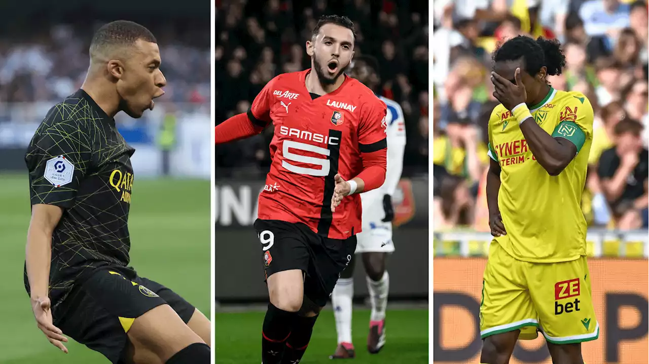 Ligue 1 : le PSG quasiment titré, encore du suspense pour l'Europe, Nantes proche du précipice... Les enjeux de la 37e journée