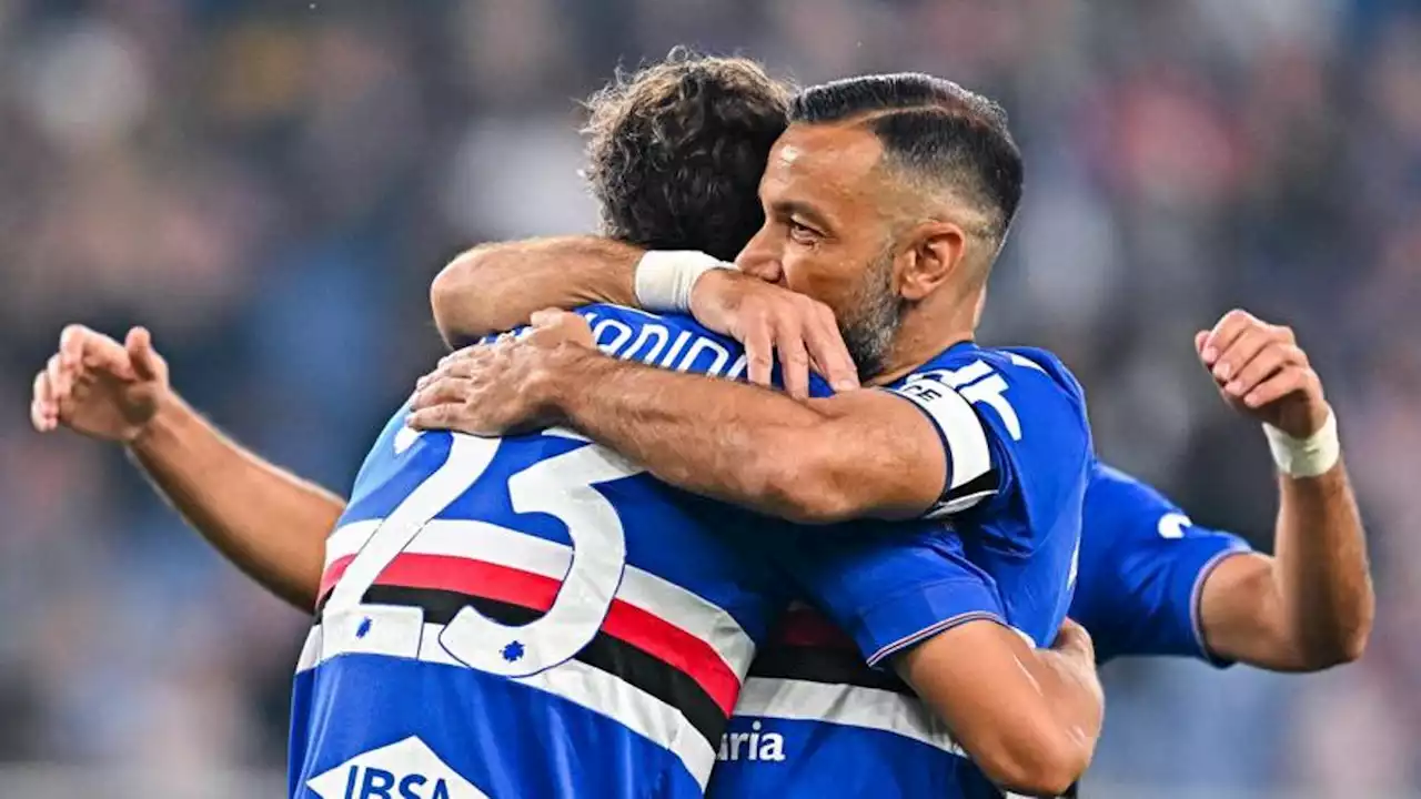 Orgoglio Samp: con il Sassuolo finisce 2-2. Applausi e lacrime per Quagliarella