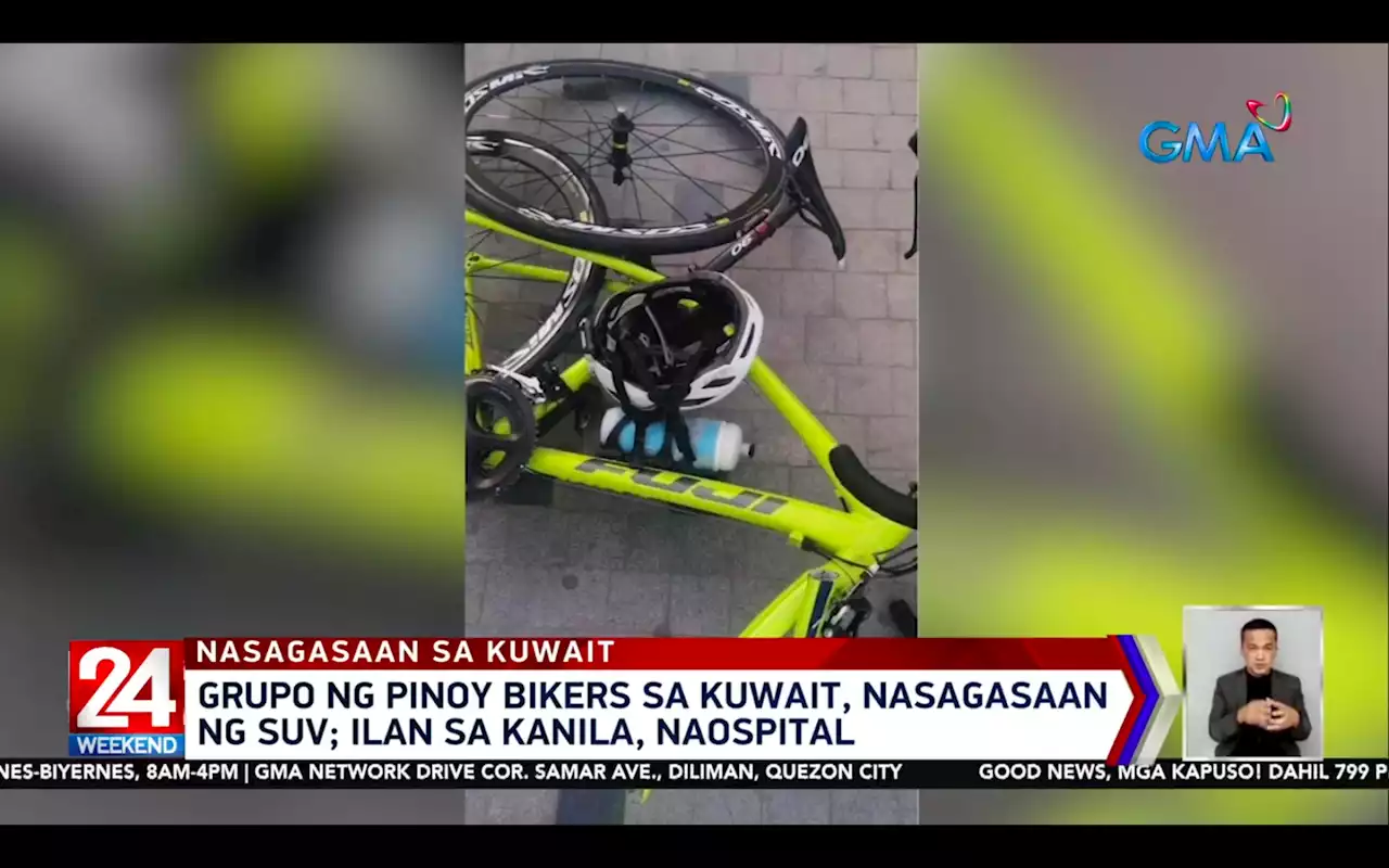 SUV hits group of Pinoy bikers in Kuwait; at least 12 hurt