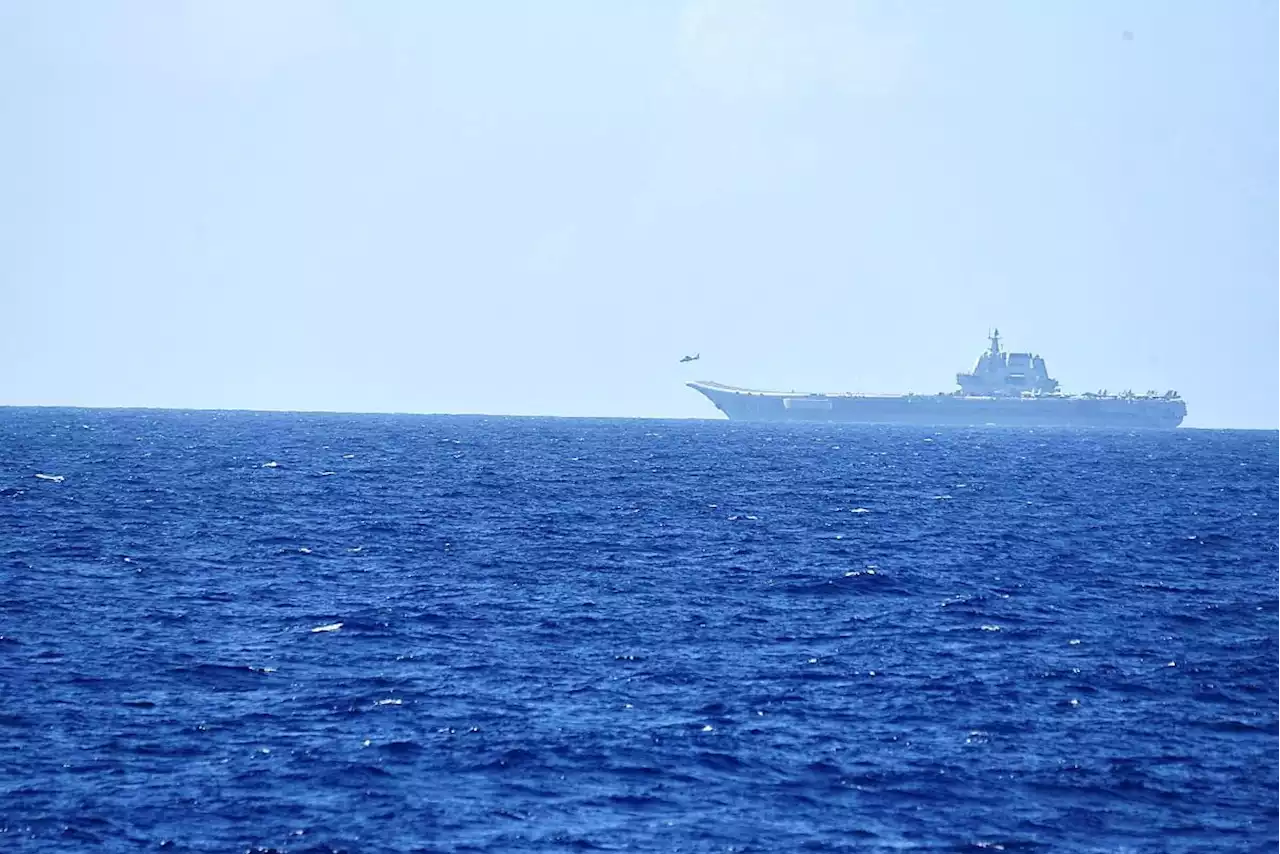 Taiwan reports Chinese aircraft carrier sailed through strait