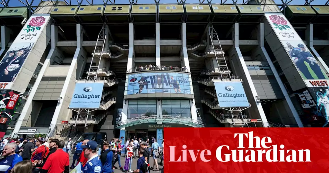 Saracens v Sale: Premiership rugby union final – live