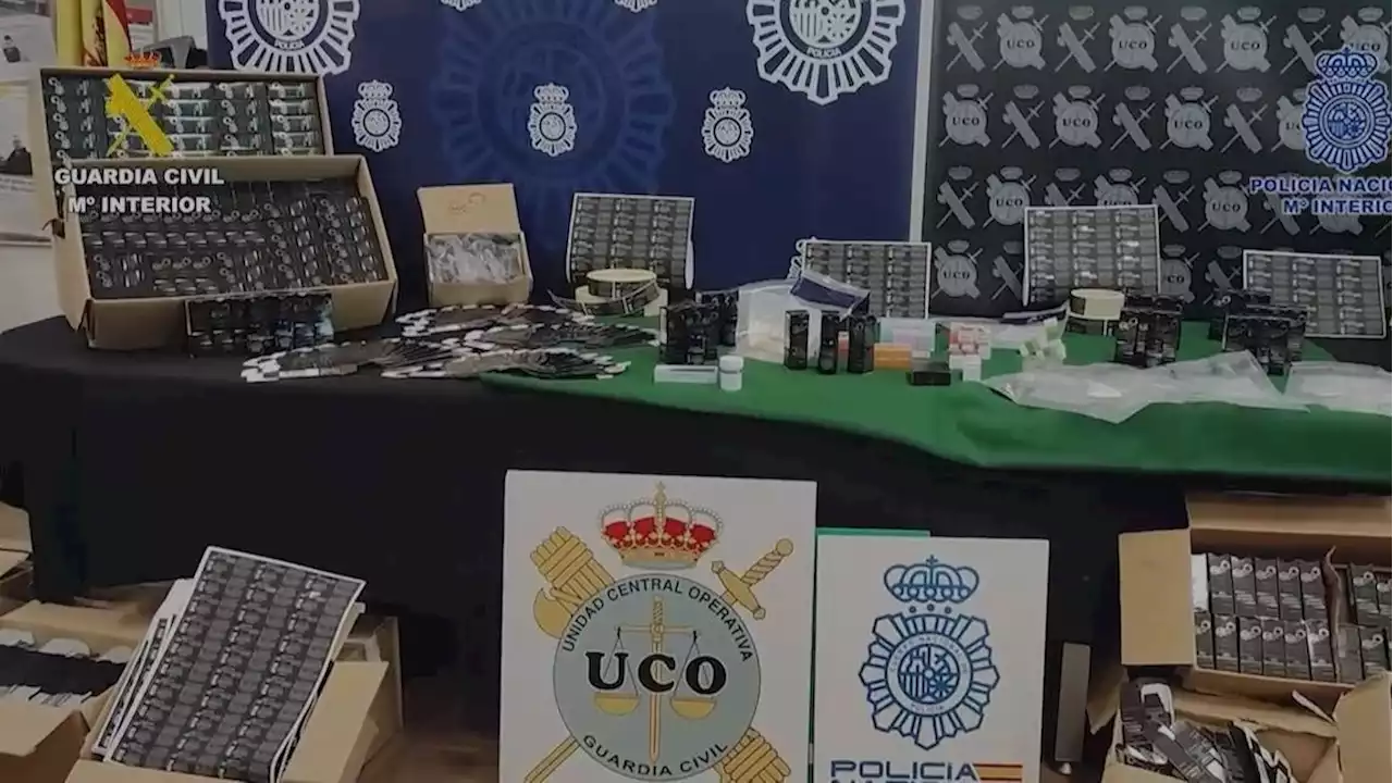 La Policía desarticula una organización criminal que fabricaba y distribuía SARMS, una alternativa a los esteroides