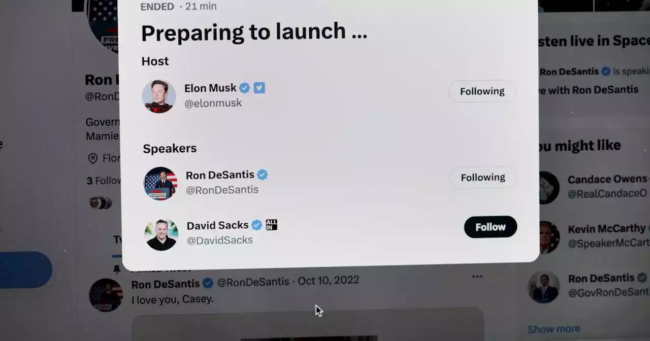 Twitter crash sees DeSantis fail to launch