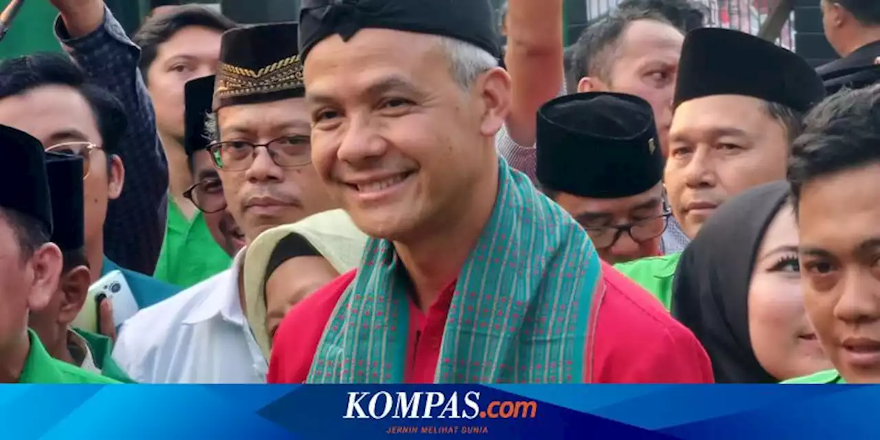 Silaturahmi ke Kantor DPW PPP Banten, Ganjar Diteriaki 'Presiden'