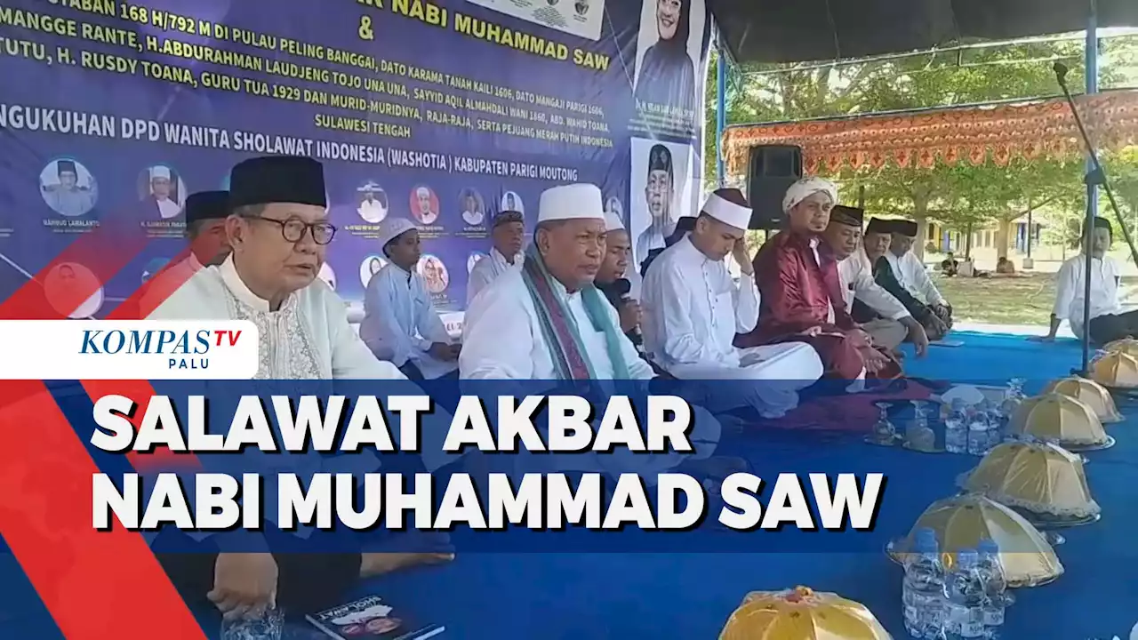 Ribuan Umat Muslim Hadiri Salawat Akbar Nabi Muhammad saw