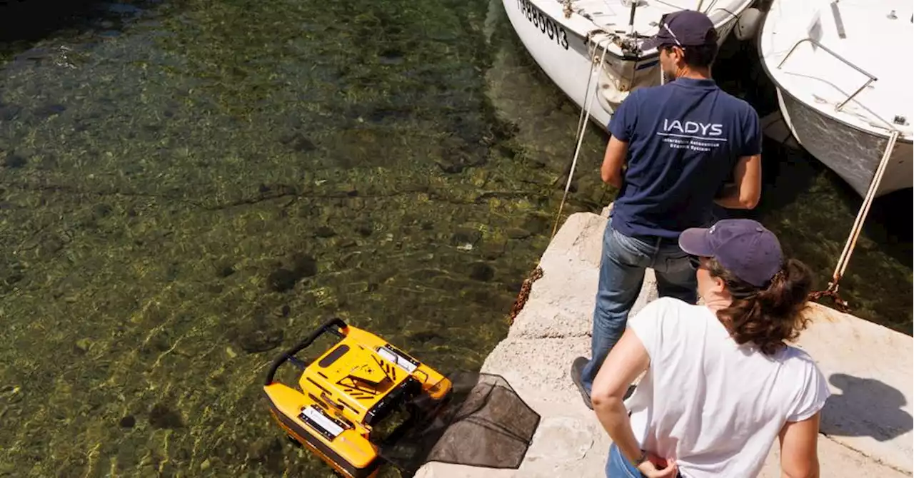 À Marseille, un robot nettoyeur de déchets va bichonner le port de Morgiou