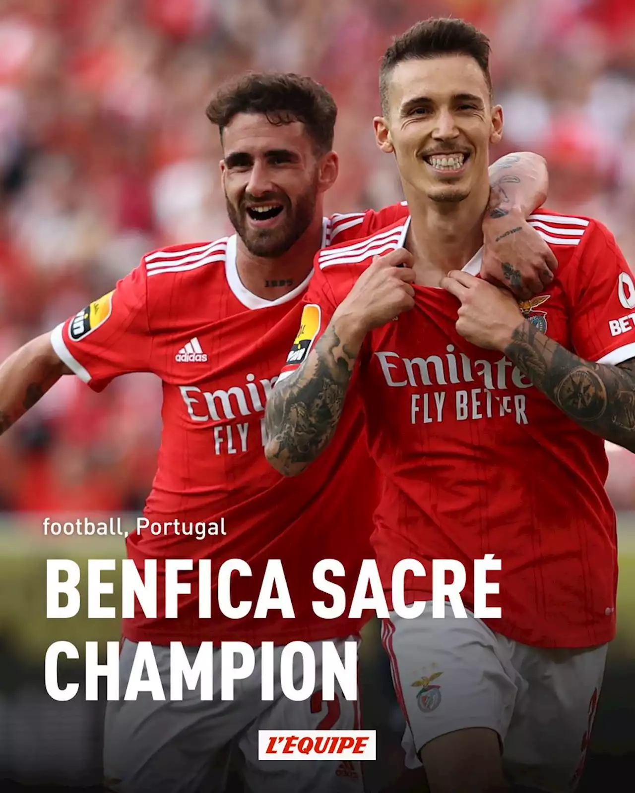 Le Benfica sacré champion du Portugal pour la 38e fois