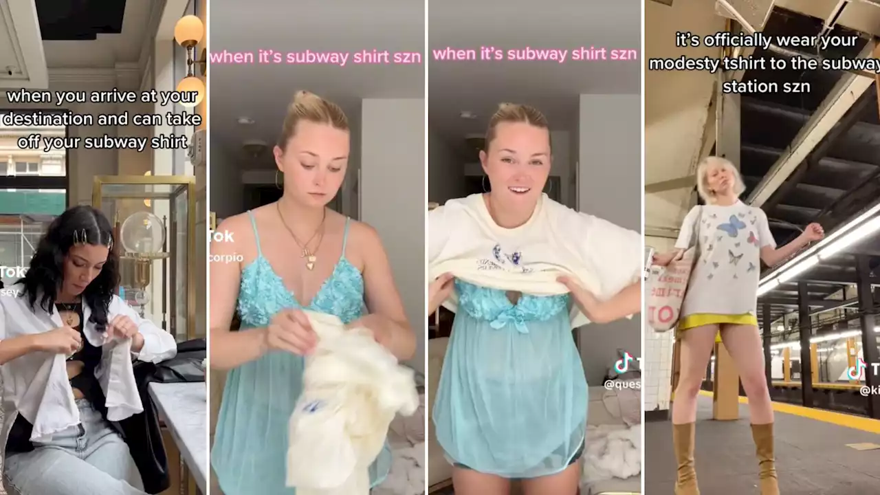 #SubwayShirt : quand les femmes portent un t-shirt par-dessus leur tenue contre le harcèlement dans le métro - Madmoizelle