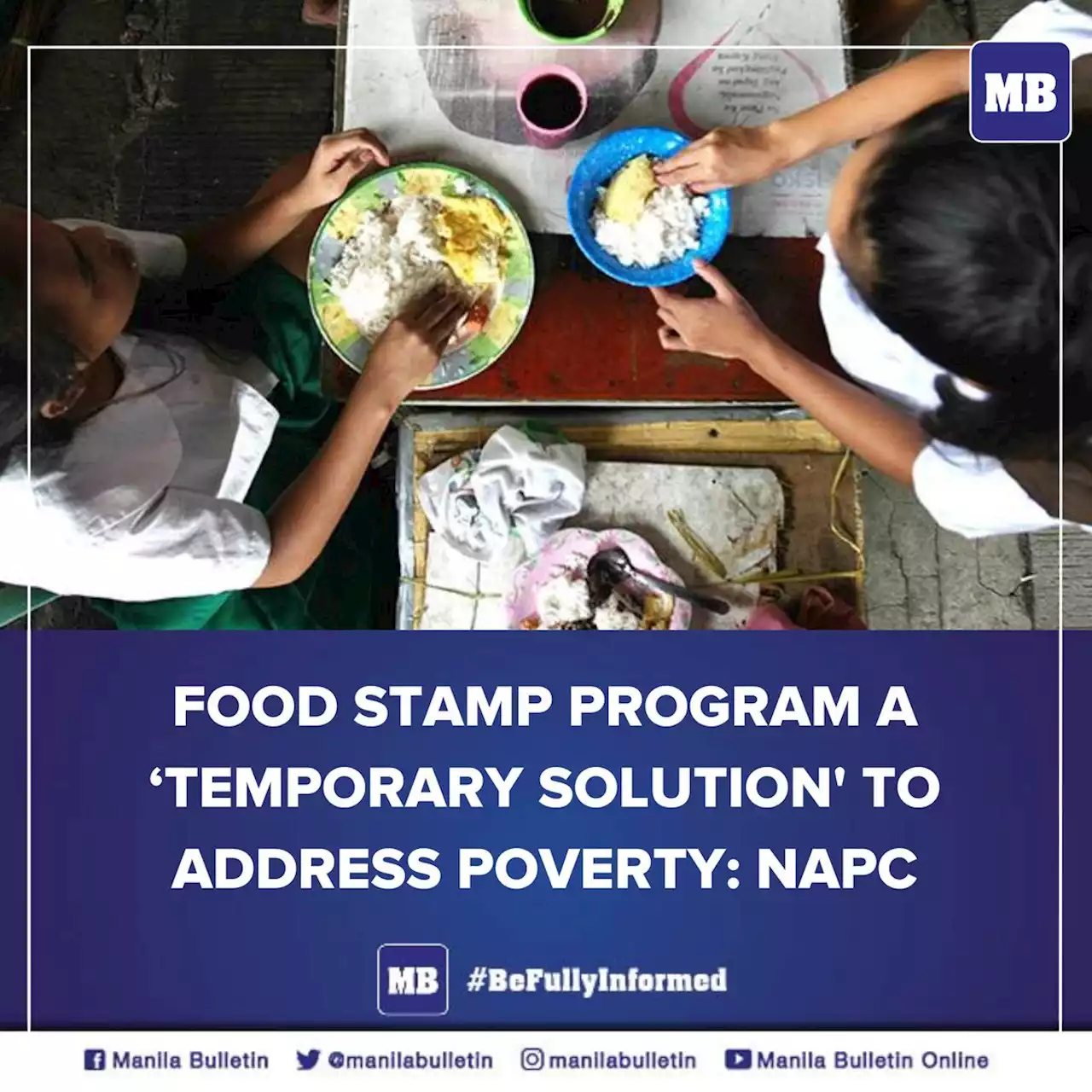 Food stamp program a ‘temporary solution' to address poverty: NAPC