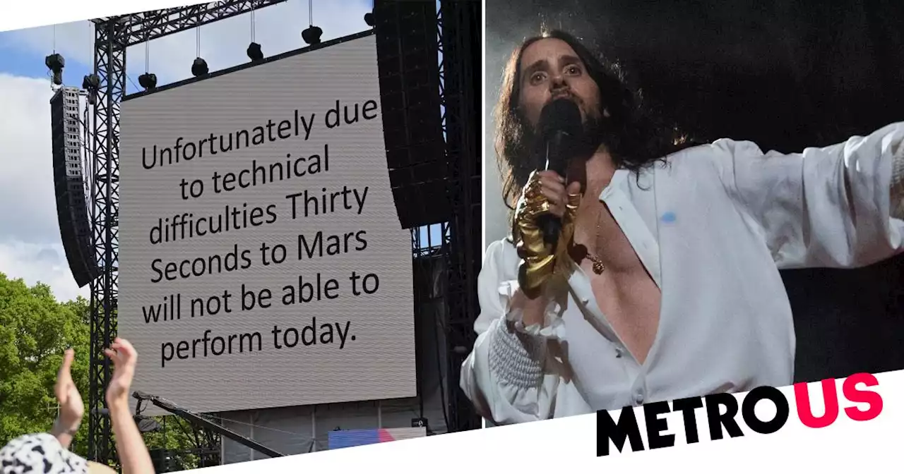 Thirty Seconds To Mars fans rage as band pulls out of Big Weekend last minute