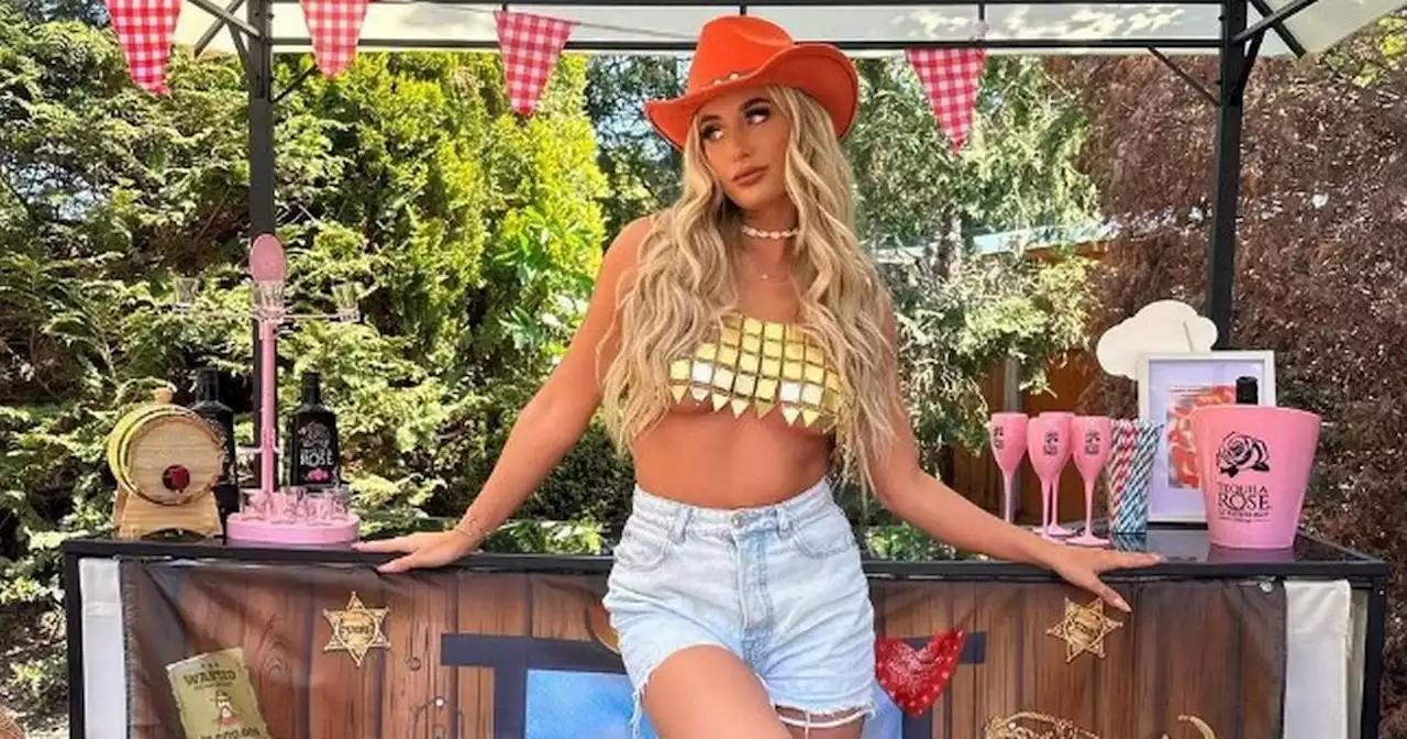 Inside Love Island's Millie Court's garden party complete with cowboy hats