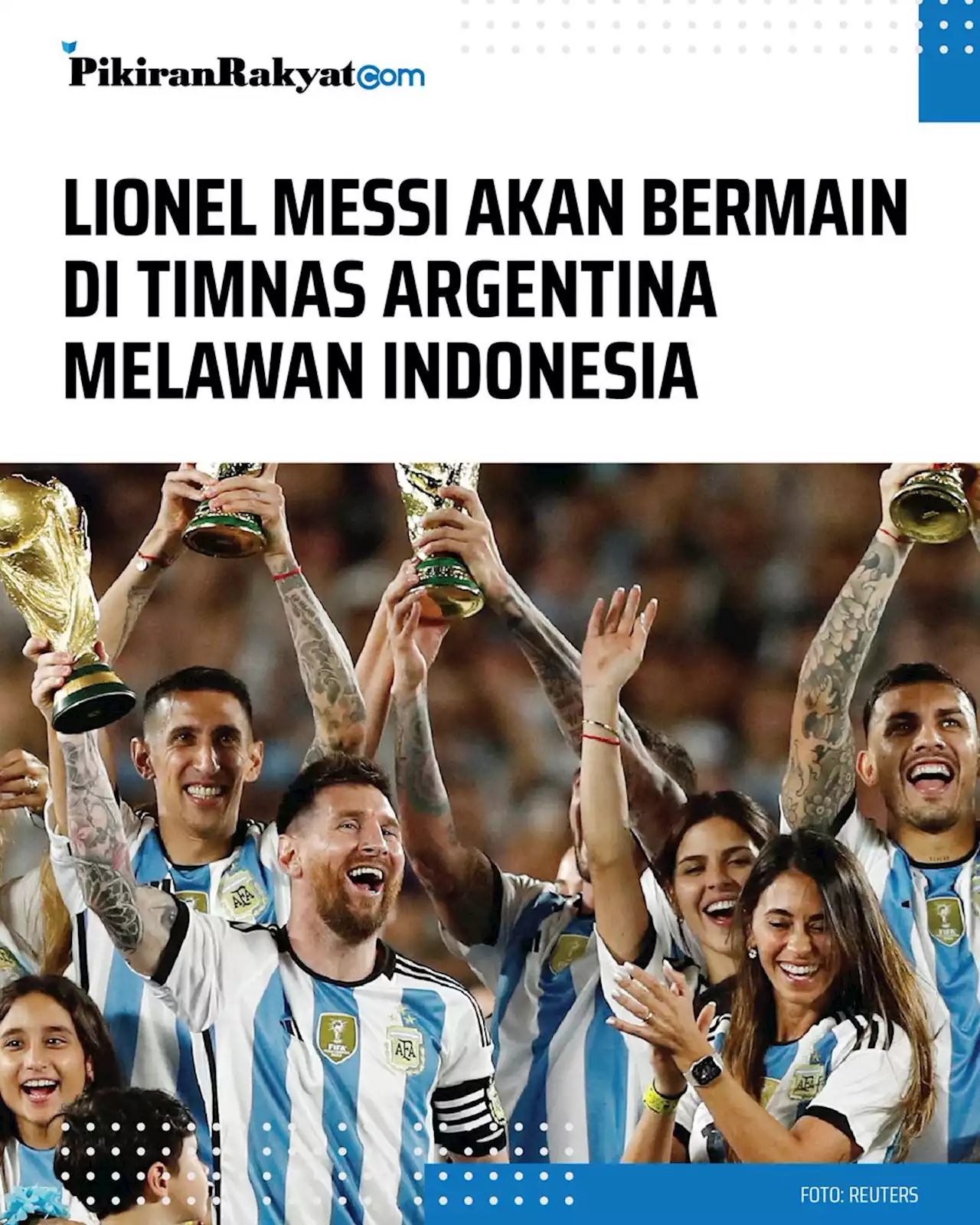 Soal Kedatangan Lionel Messi ke Indonesia di Laga FIFA Matchday, PSSI dan Media Argentina Buka Suara