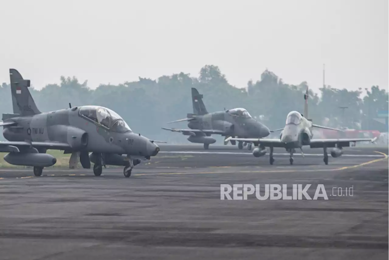 Pesawat Tempur Hawk 100-200 Ikuti Latihan Tempur Jalak Sakti 2023 |Republika Online