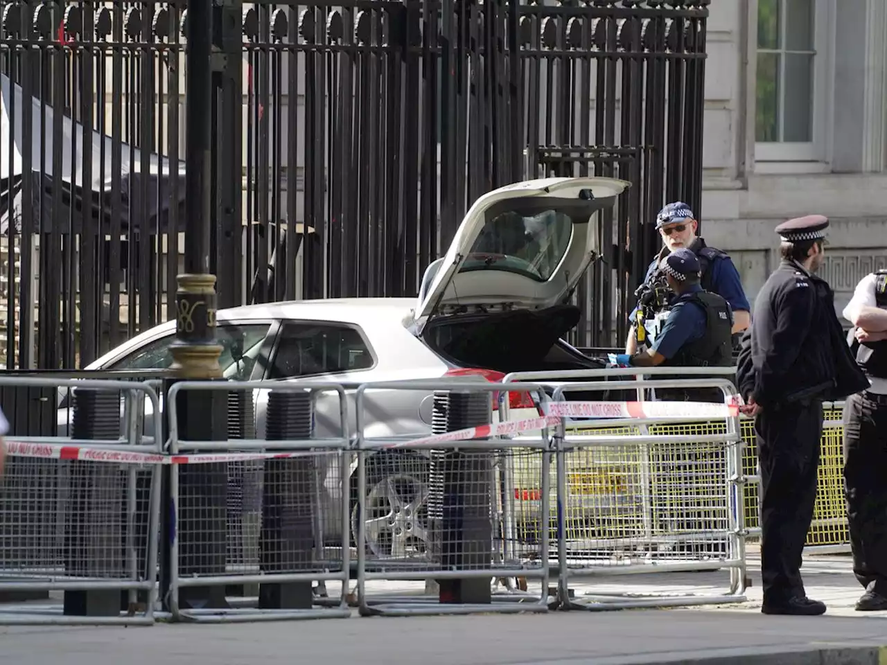 Man released after Downing Street crash but charged with separate offence