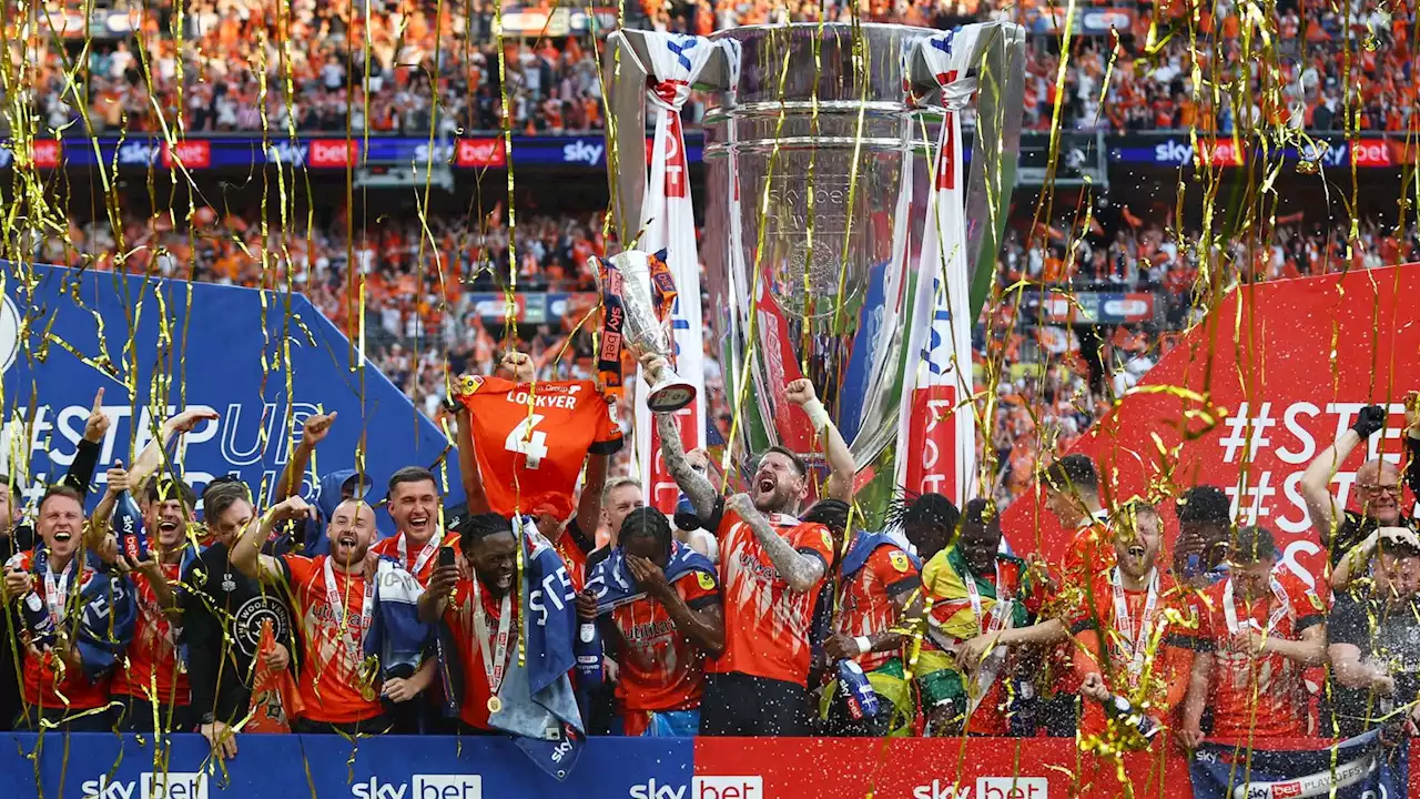 Championship play-off final: Luton beat Coventry on penalties to win promotion to Premier League for first time ever