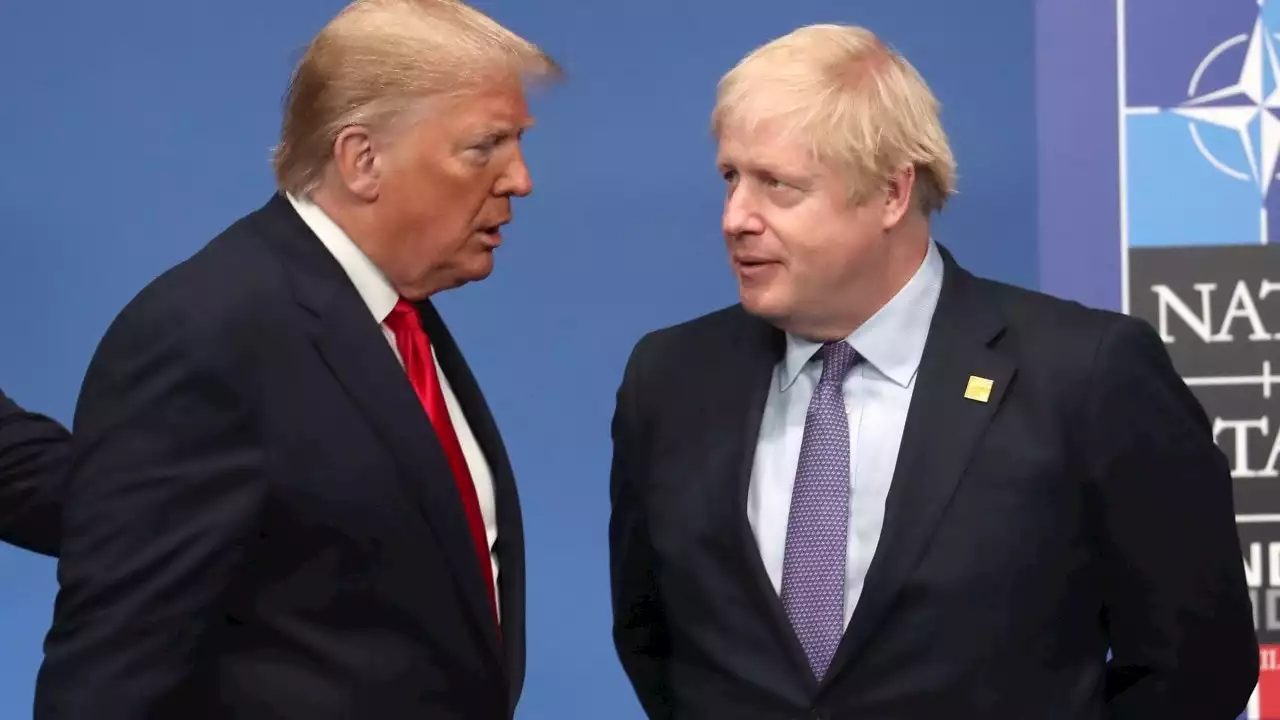 Boris Johnson meets with Donald Trump