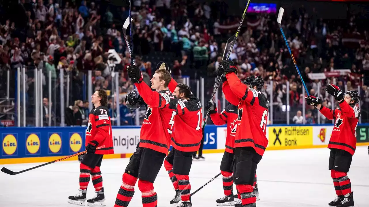 Eishockey, WM, Halbfinale: Mühevoller Sieg gegen Lettland: Kanada im WM-Finale