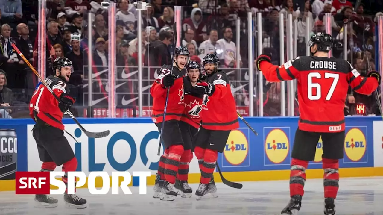 Halbfinal an der Eishockey-WM - Mutige Letten nicht belohnt: Kanada dank Wende im WM-Final