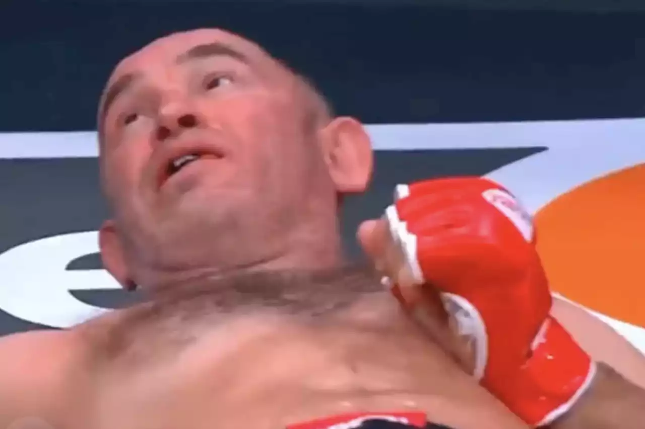 UFC veteran Aleksei Olenik’s head bounces off floor in brutal knockout loss against Britain's Strongest Man winner