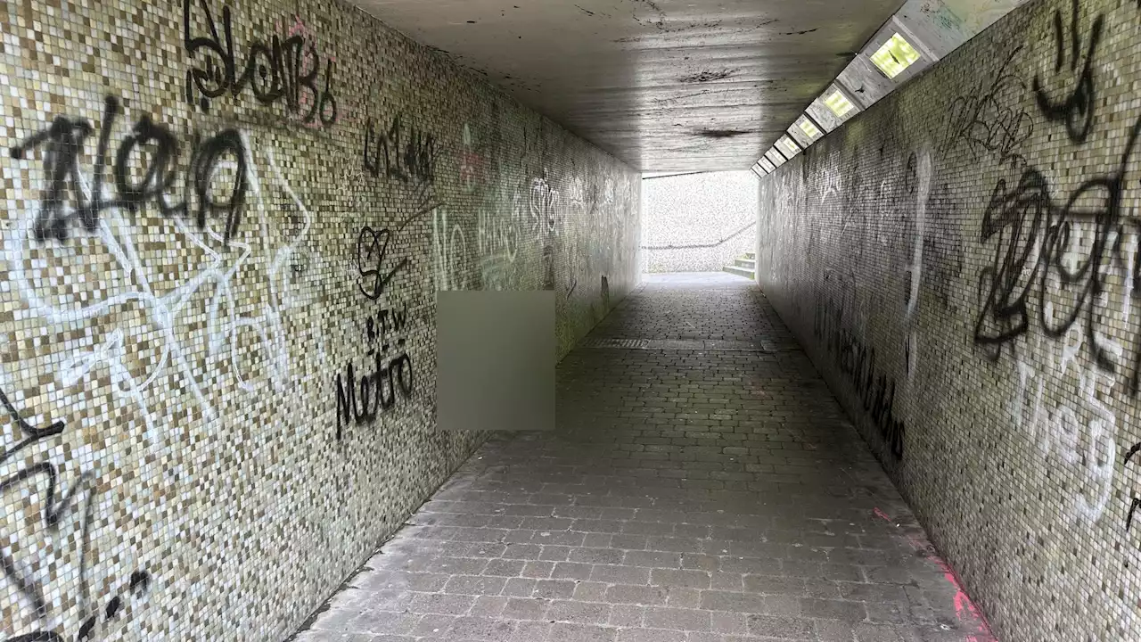 Lincoln underpass blighted by 'disgusting' graffiti