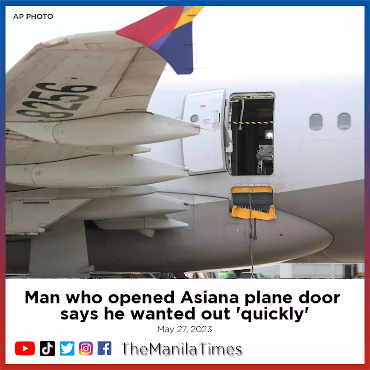 Man who opened Asiana plane door says he wanted out 'quickly'