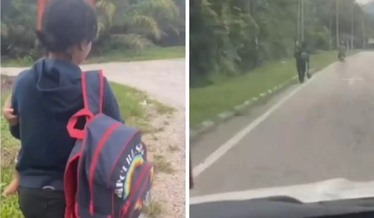 [Watch] Woman Walks 2 Hours With Child, Meets Kind Couple Who Give Them A Ride | TRP