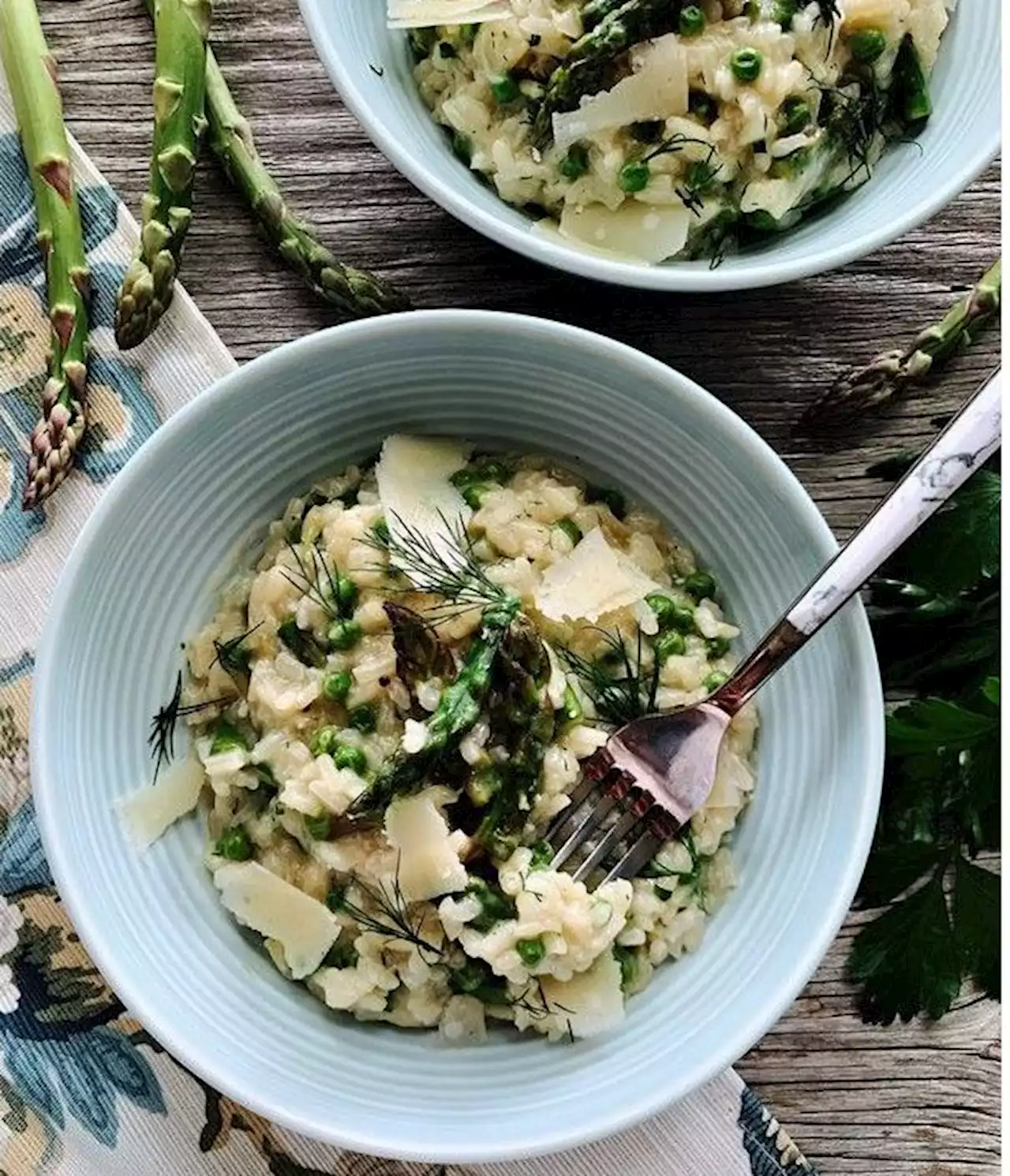 Renée Kohlman: Risotto with asparagus and peas is a springtime tradition