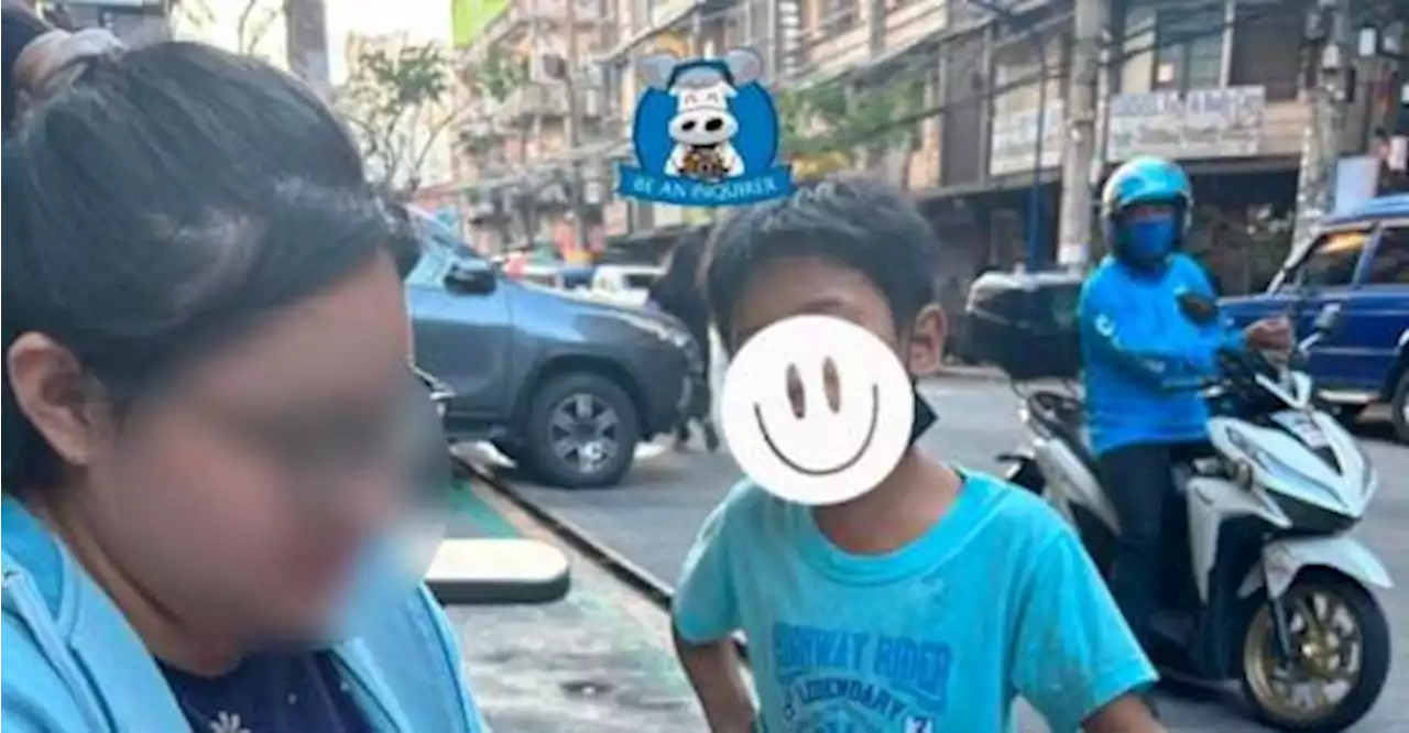 Philippine authorities warn of syndicate crime behind children beggar using QR code