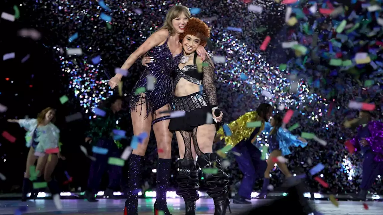 Taylor Swift, Ice Spice Perform ‘Karma’ Live, Debut Music Video at Concert