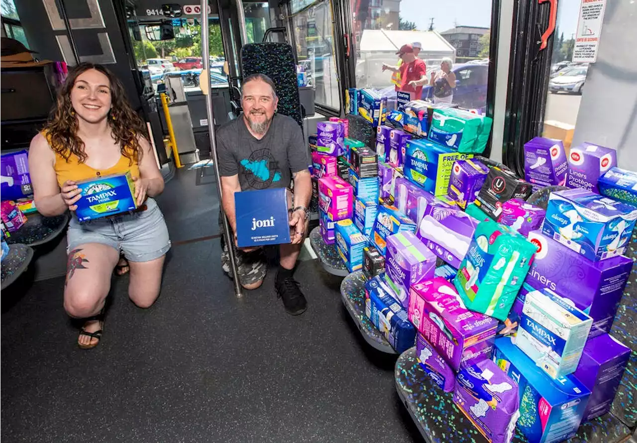 United Way trying to fill bus with menstrual products