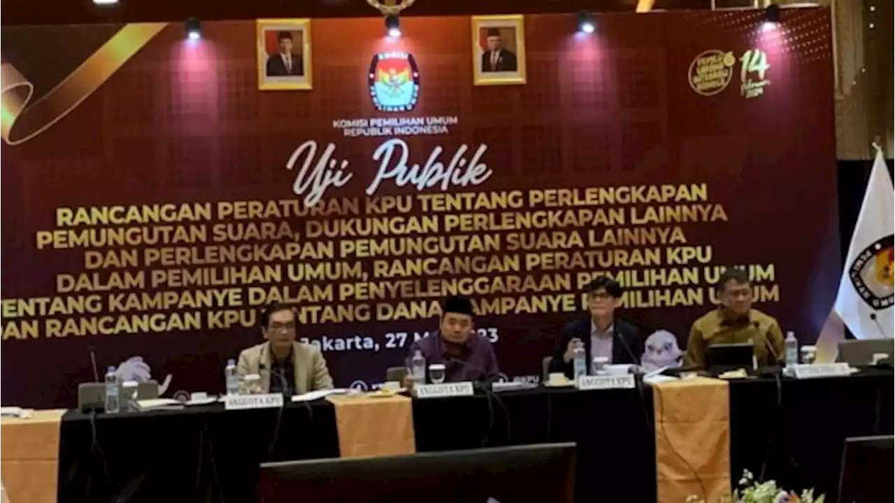 KPU Gelar Uji Publik 3 Rancangan PKPU Terkait Pemilu