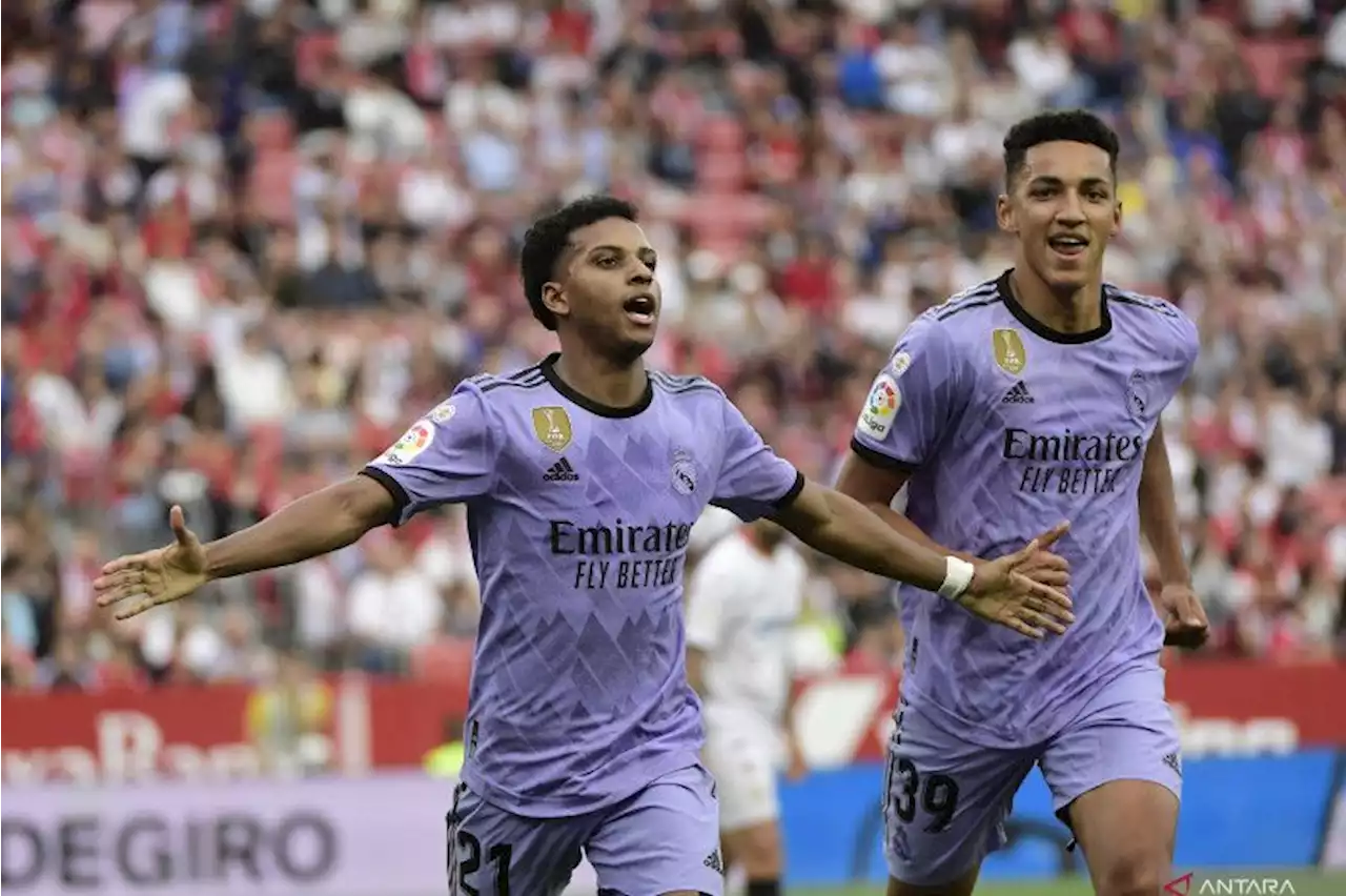 Dua gol Rodrygo menangkan Real Madrid atas Sevilla