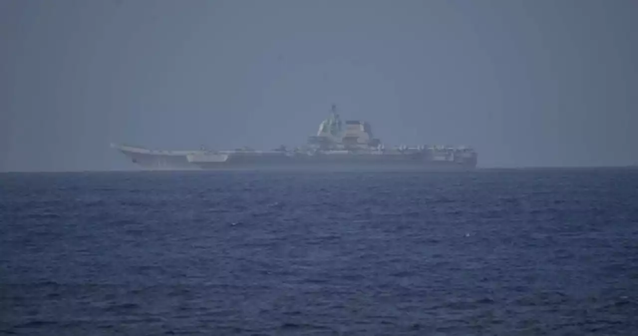 Taiwan reports Chinese aircraft carrier sailed through strait