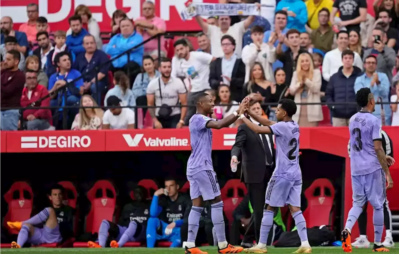 Real Madrid vs Sevilla: Rodrygo Dua Gol, Los Blancos Menang